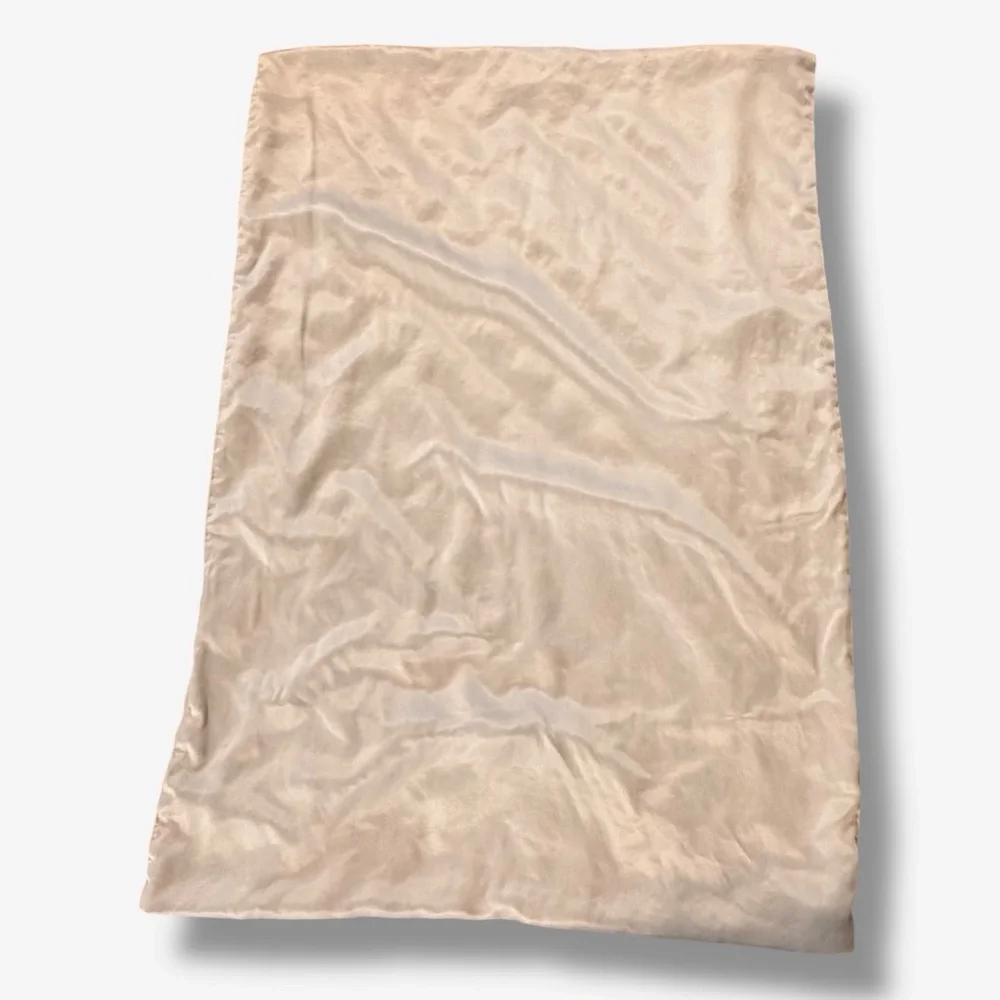 Slip Silk Pillowcase Tan Caramel Standard Envelope End